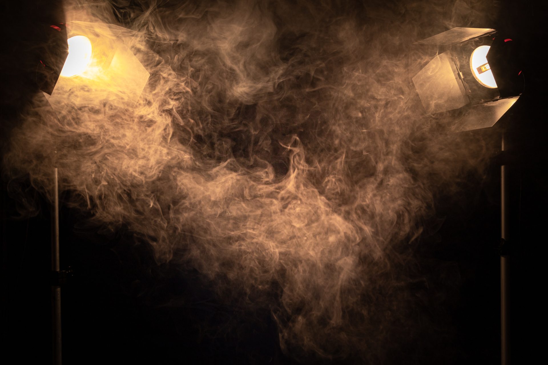 Studiolicht mit Nebel